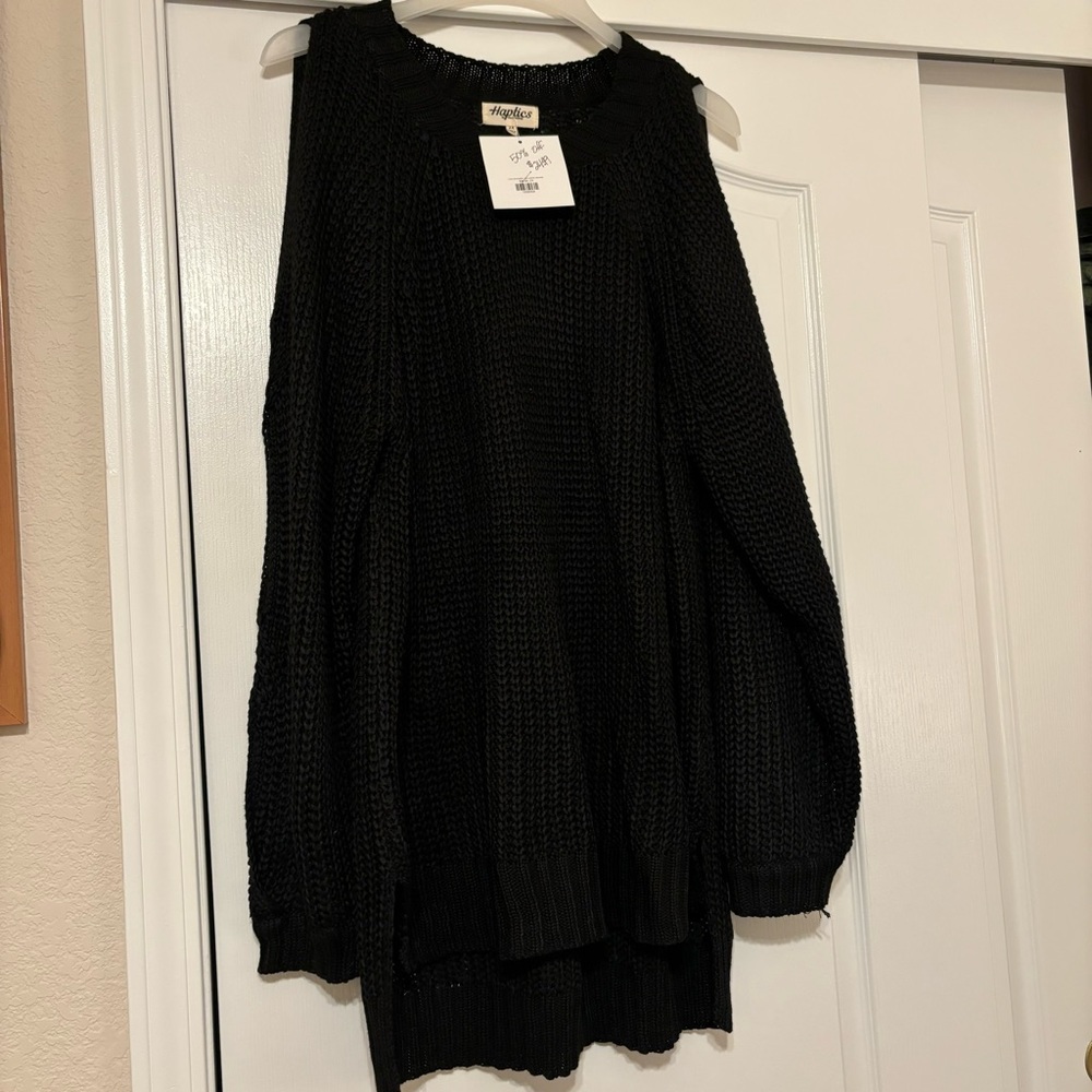 Haptics by Holly Harper knitted long sweater